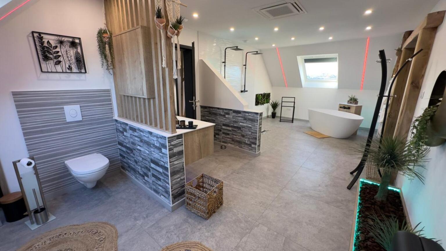 Maison Gite Chez Nounou Sauna Jacuzzi Jardin Arbore Etting Ngoại thất bức ảnh